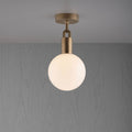 Buster + Punch Forked Ceiling / Linear / Globe / Opal / Medium Opal