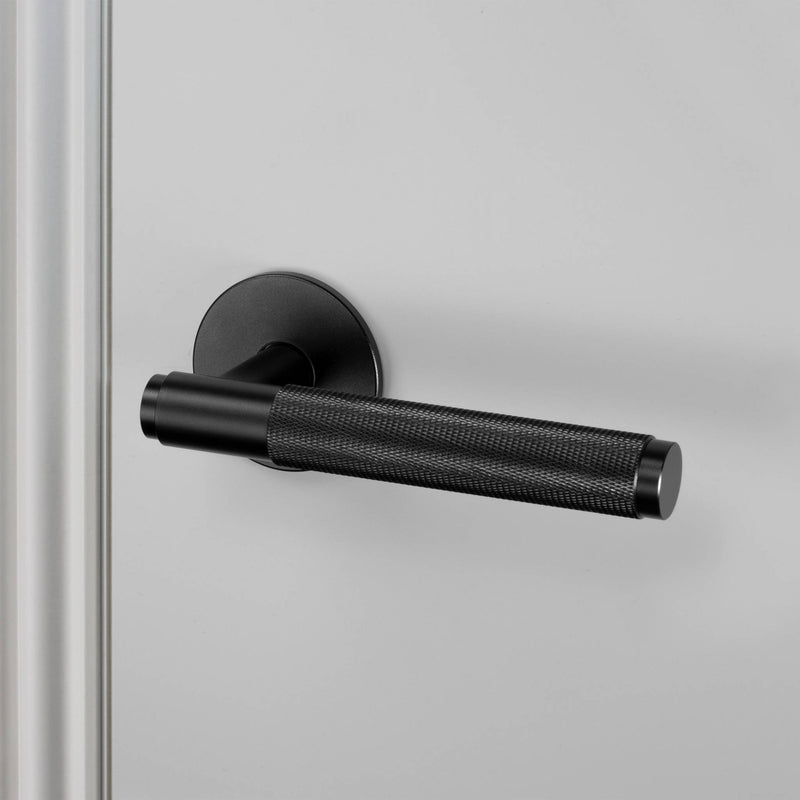 Buster + Punch Door Handle / Fixed / SINGLE- Sided / Cross Black