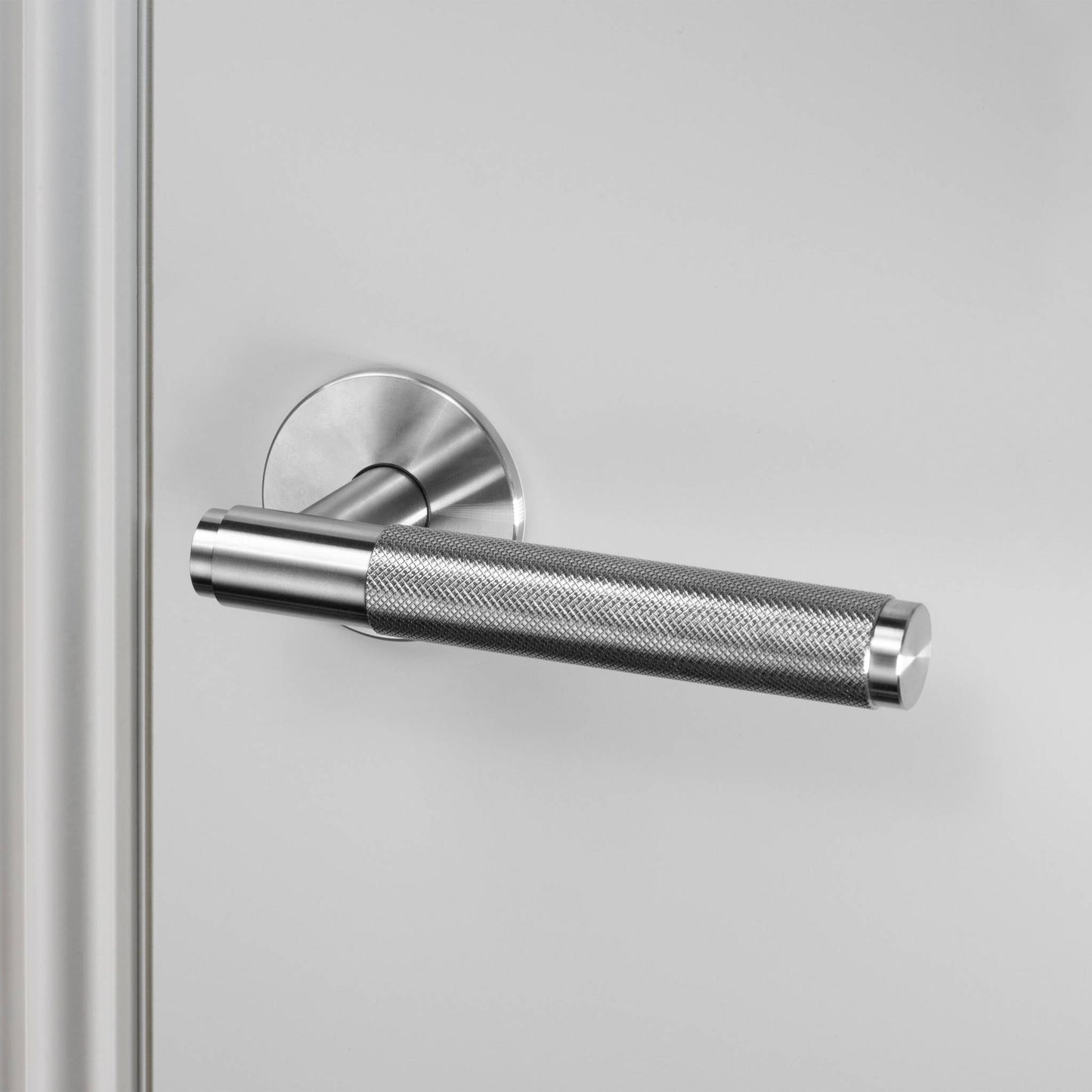 Buster + Punch Door Handle / Fixed / SINGLE- Sided / Cross Steel