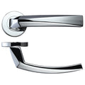 Hydra Lever Handle on Round Rose