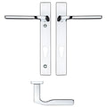 Vela Lever Euro Lock on Narrow Backplate