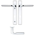 Vela Lever Euro Lock on Narrow Backplate