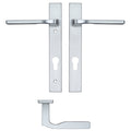 Vela Lever Euro Lock on Narrow Backplate