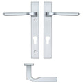 Vela Lever Euro Lock on Narrow Backplate