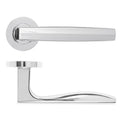 Appenine Lever Handle on Round Rose