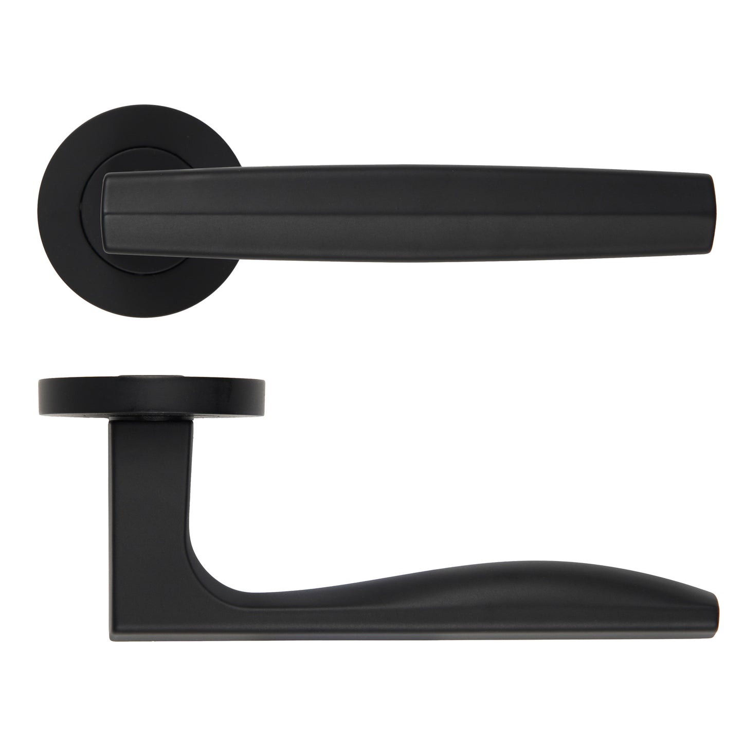 Appenine Lever Handle on Round Rose
