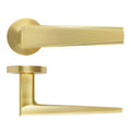 Veloce Lever Handle on Round Rose
