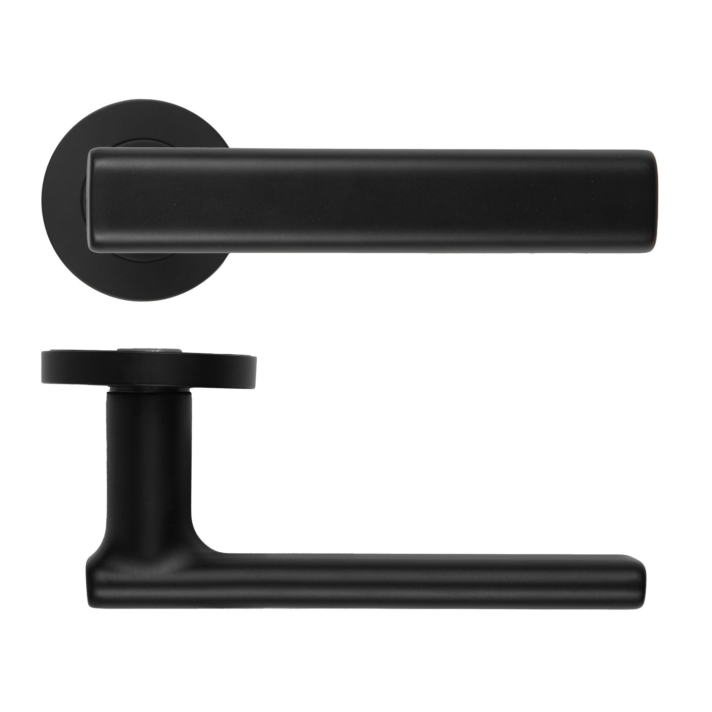 Frigo Lever Handle on Round Rose