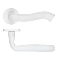 Rococo Lever Handle on Round Rose