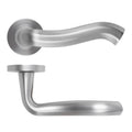 Rococo Lever Handle on Round Rose