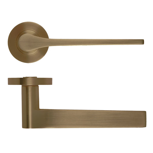 Gio Lever Handle on Round Rose