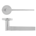 Gio Lever Handle on Round Rose