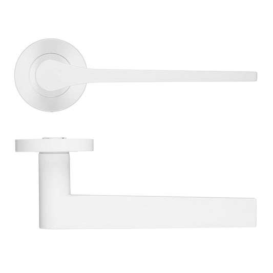 Gio Lever Handle on Round Rose