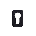 Rosso Mini Squircle Euro Profile Escutcheon