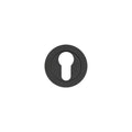 Euro Profile Escutcheon on Round Rose