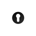 Euro Profile Escutcheon on Round Rose