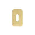 Standard Profile Escutcheon - Rosso Mini Squircle PVD Satin Brass Love Handles uk