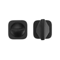 Rosso Mini Squircle Turn & Release Powder Coat Black Love Handles uk