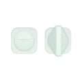 Rosso Mini Squircle Turn & Release Powder Coat White Love Handles uk