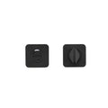 Turn & Indicator Release on Squircle Rose Powder Coat Black Love Handles uk