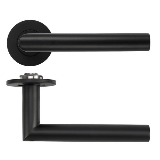 Lugano Lever on 4mm Round Slim Sprung Rose