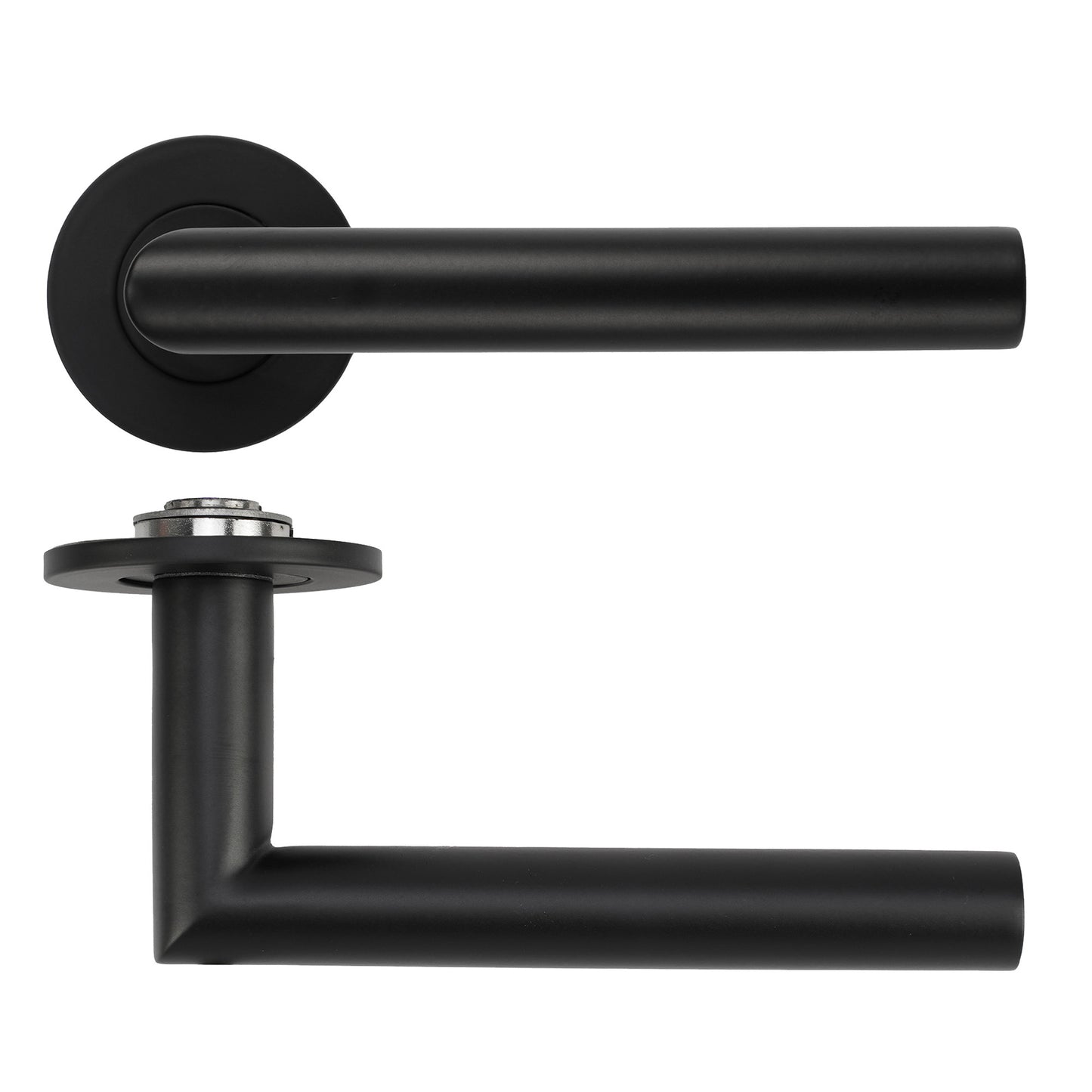 Lugano Lever on 4mm Round Slim Sprung Rose