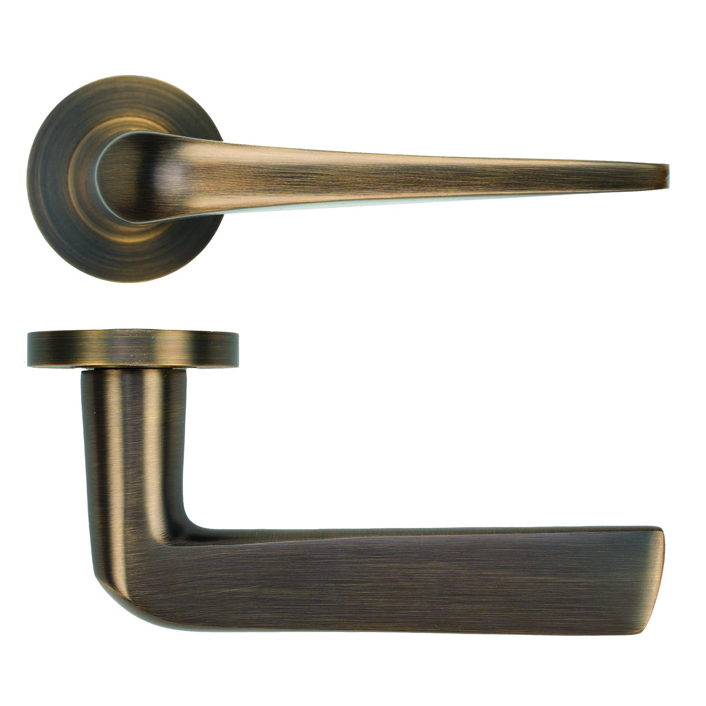 Como Lever on Round Rose