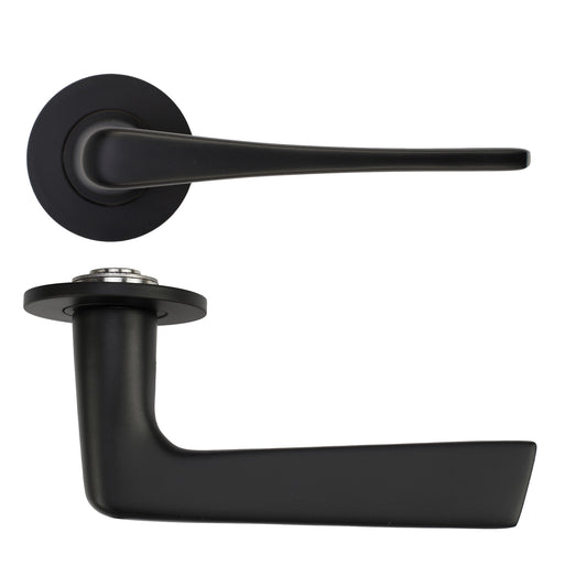 Como Lever on 4mm Round Slim Sprung Rose