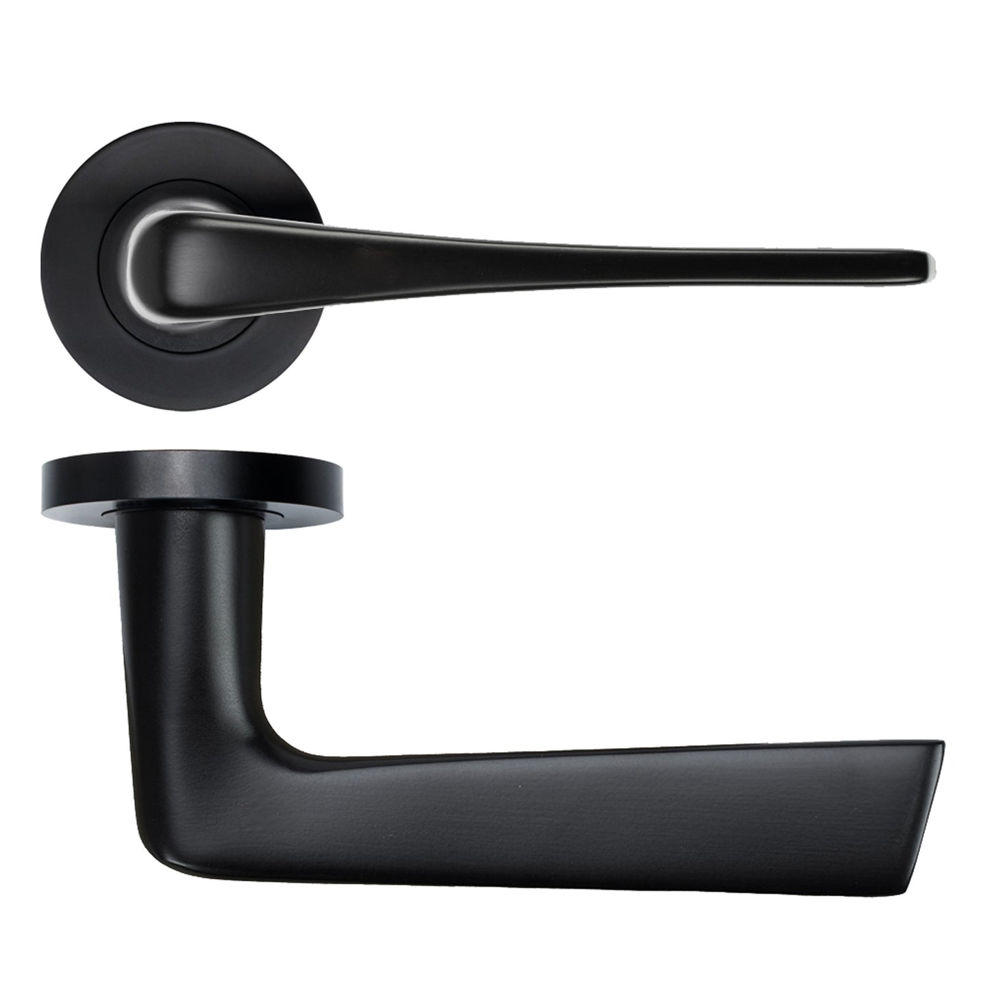 Como Lever on Round Rose