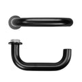Maggiore Lever on 32mm Round Mini Rose PVD Black Love Handles uk