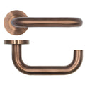 Maggiore Lever on Round Rose PVD Bronze Love Handles uk
