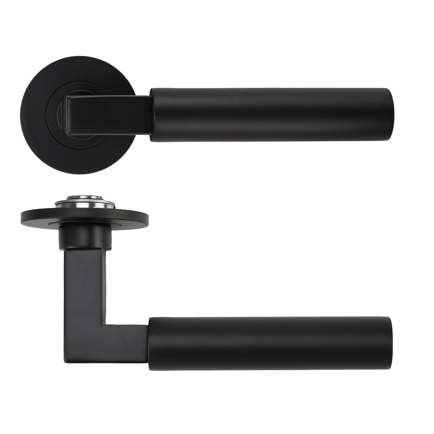 Garda Lever on 4mm Round Slim Sprung Rose