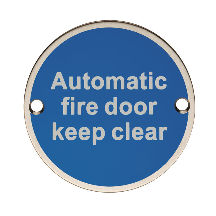 Automatic Fire Door - Keep Clear