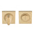 Satin Brass / 51mm x 51mm