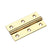 64 x 35 x 2mm / Polished Brass