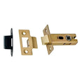 Plain Door Knobs - Rosewood & Satin Brass (Pair) | Thumbturns & Latches