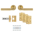 Carlisle Brass Belas Door Handle Pack — Lever, Latch & Hinges (5 Finishes)