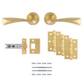 Carlisle Brass Sintra Door Handle Pack — Lever, Latch & Hinges (5 Finishes)