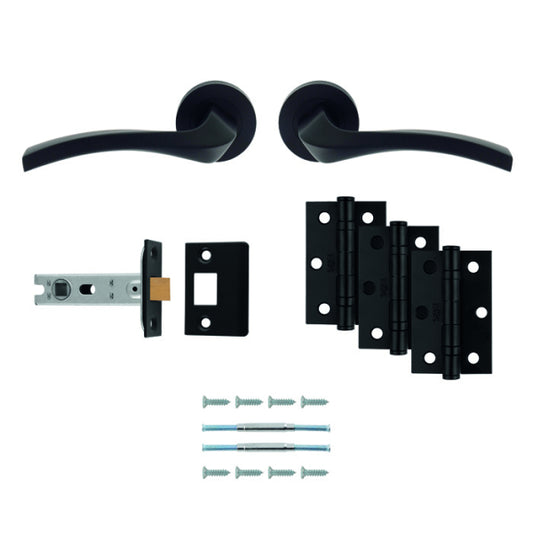 Carlisle Brass Sines Door Handle Pack — Lever, Latch & Hinges (5 Finishes)