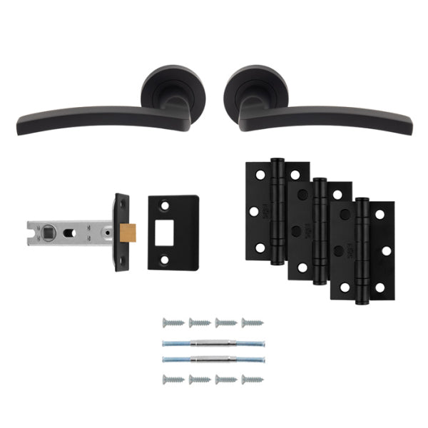 Carlisle Brass Tavira Door Handle Pack — Lever, Latch & Hinges (5 Finishes)