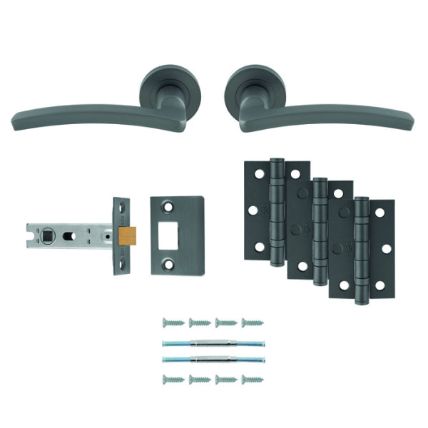 Carlisle Brass Tavira Door Handle Pack — Lever, Latch & Hinges (5 Finishes)