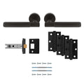 Carlisle Brass Lagos Knurled Door Handle Pack — Lever, Latch & Hinges (5 Finishes)
