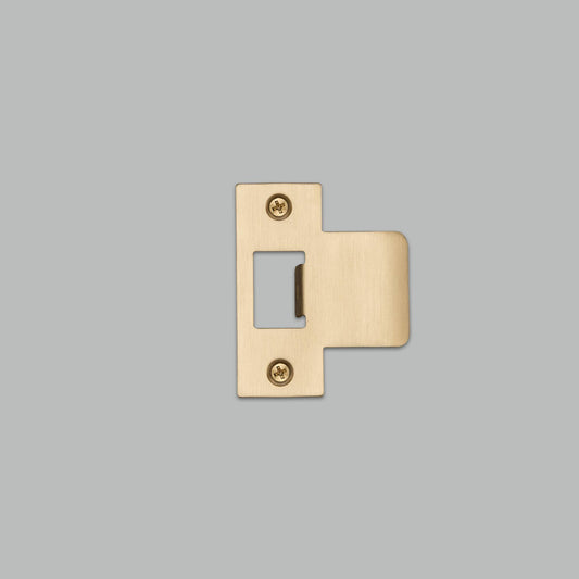 Buster + Punch Strike Plate Kit / T Shaped / 60MM Door Brass