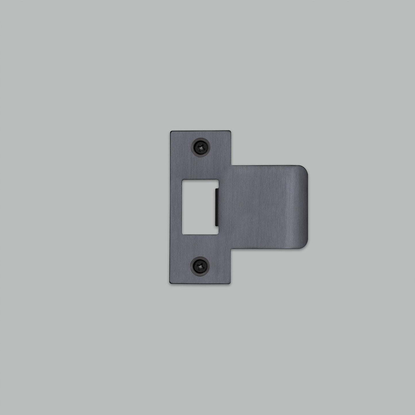 Buster + Punch Strike Plate Kit / T Shaped / 75MM Door Gun Metal