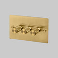 3G Dimmer / 120W / Cross Brass
