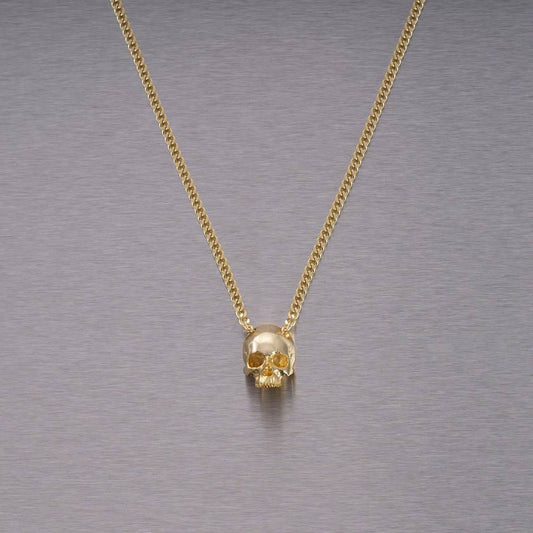 Buster + Punch Skull Necklace / Travis Barker Gold
