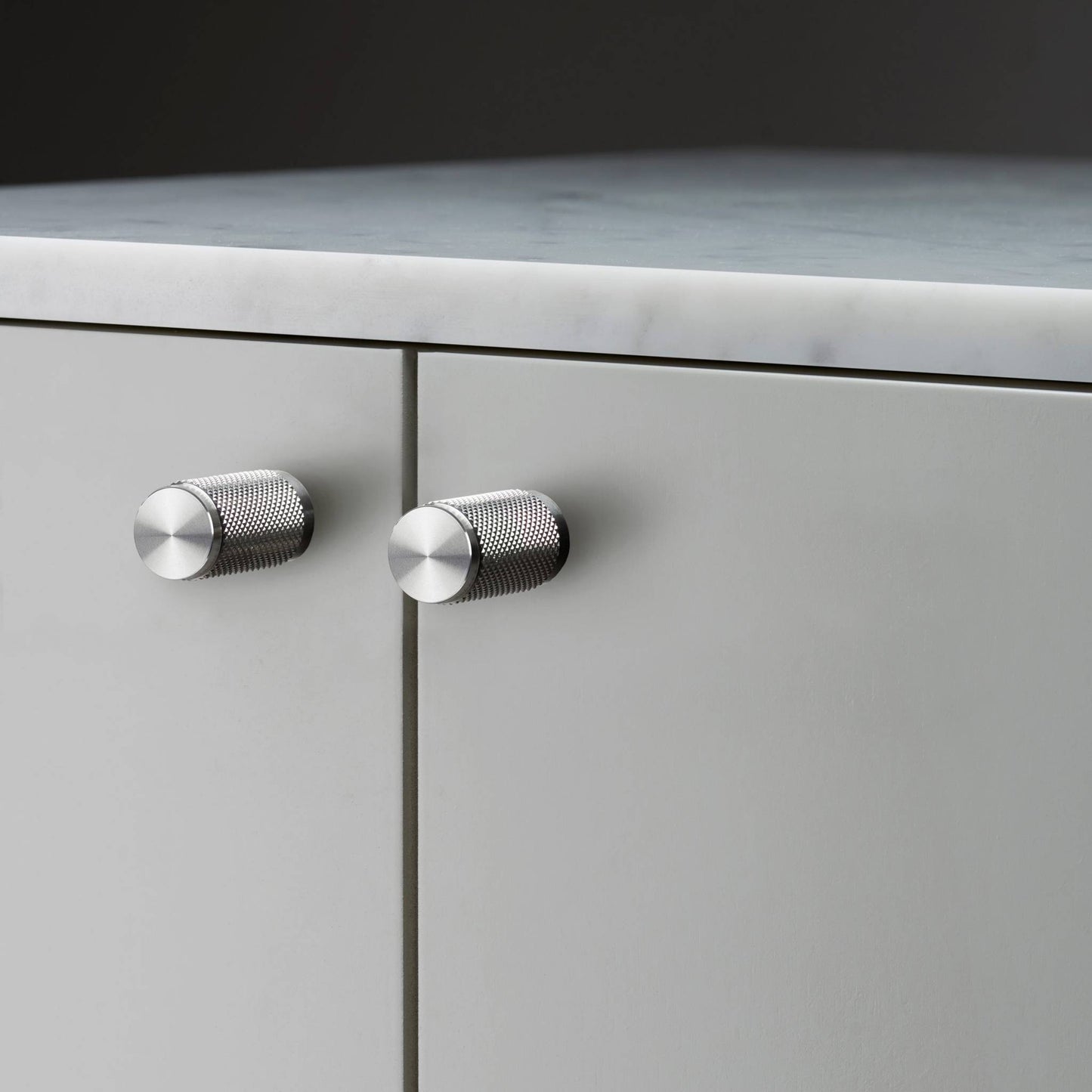 Buster + Punch Furniture Knob / Cross Steel