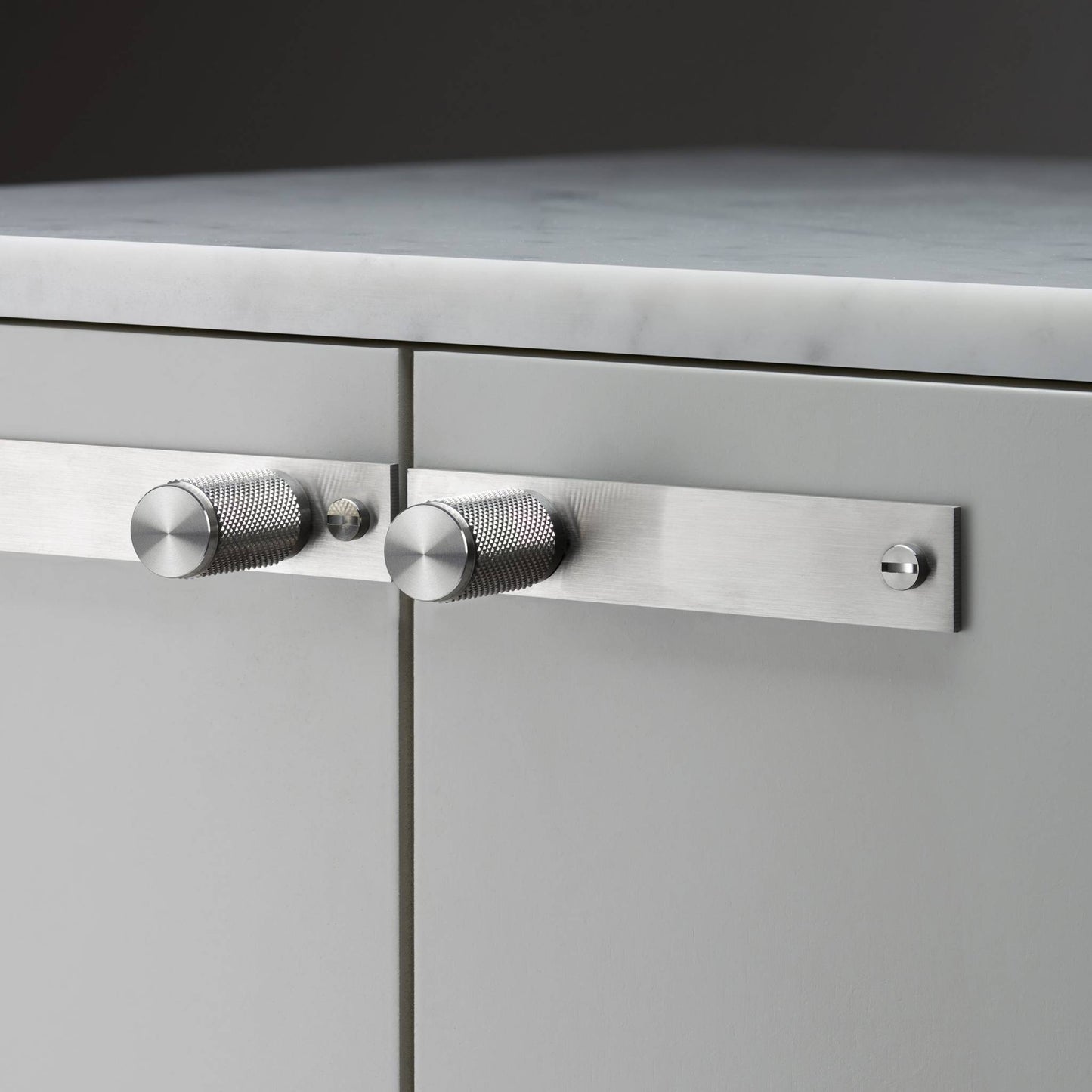 Buster + Punch Furniture Knob / Plate / Cross Steel