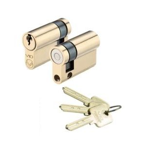 V10 Euro Single Cylinder 46mm Keyed Alike