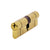 Satin Brass / 70mm / Keyed to Differ (E)
